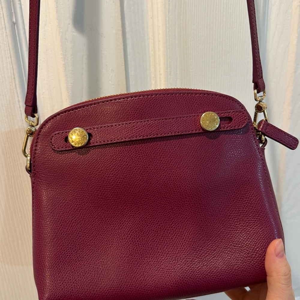 Furla magenta / pink / purple cross body bag (adjustable strap)